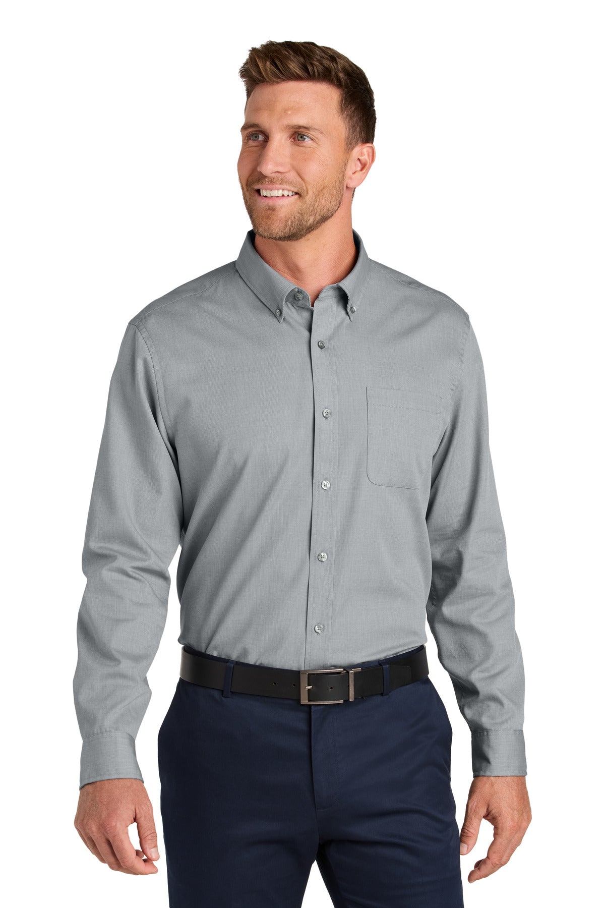 Port Authority ®  Long Sleeve Nailhead Easy Care Shirt W816