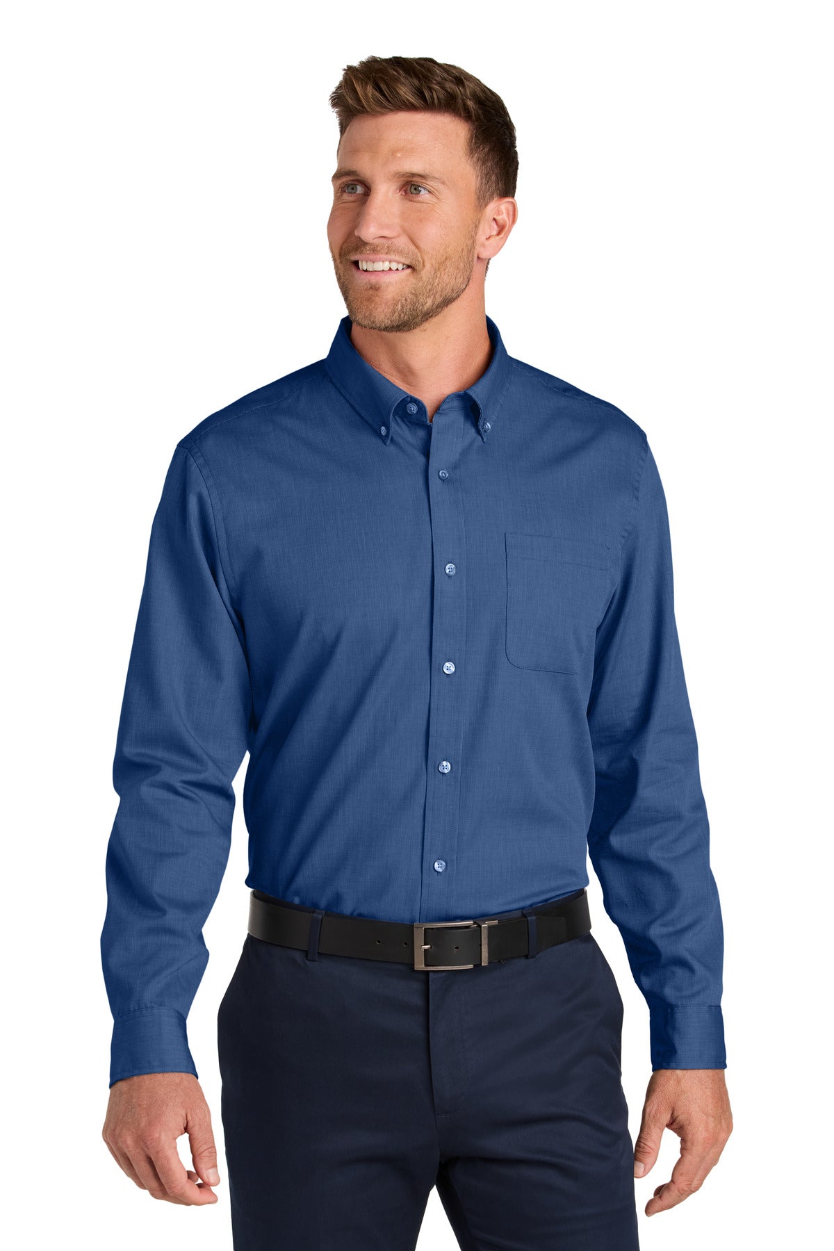 Port Authority ®  Long Sleeve Nailhead Easy Care Shirt W816