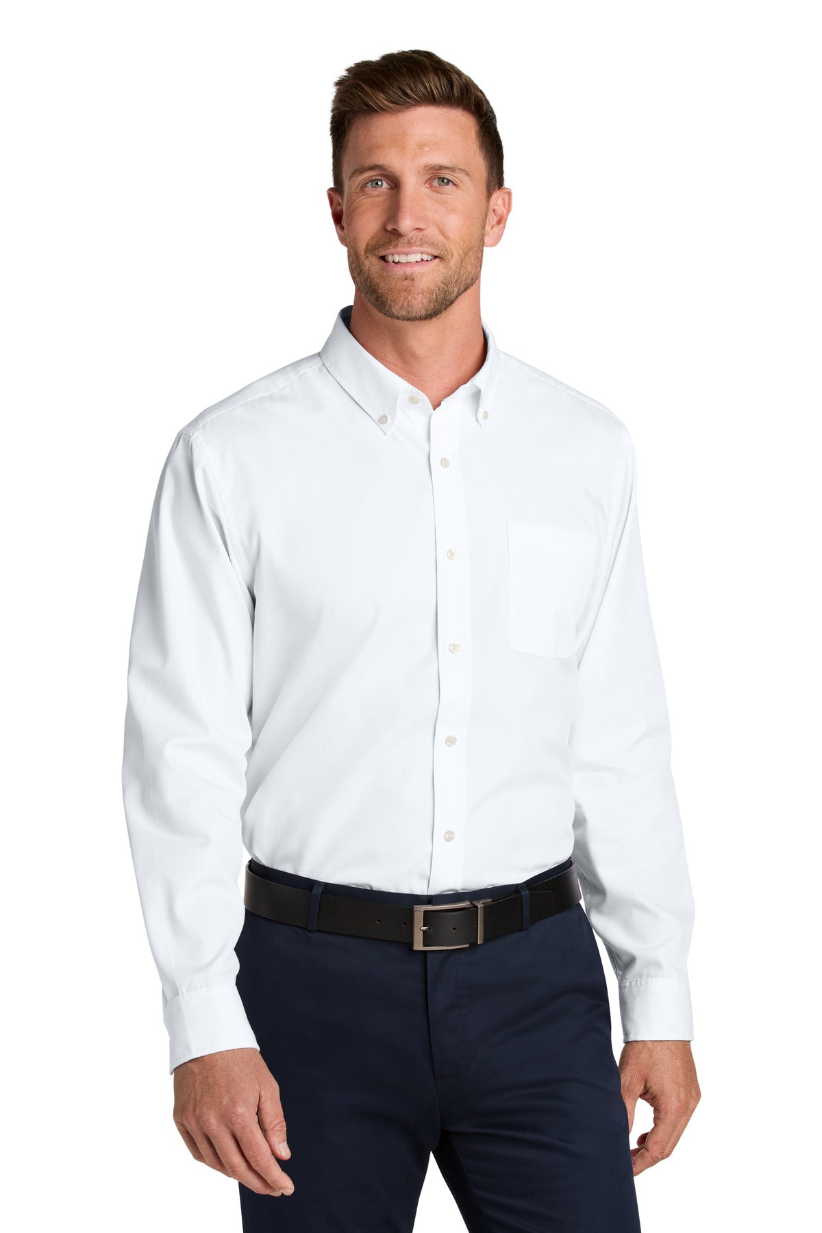 Port Authority ®  Long Sleeve Nailhead Easy Care Shirt W816